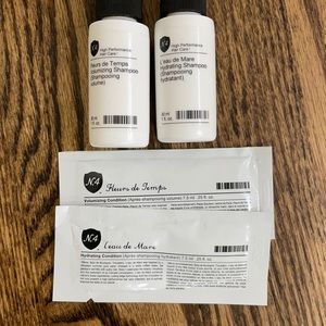 Set of four sample size N4 hair products